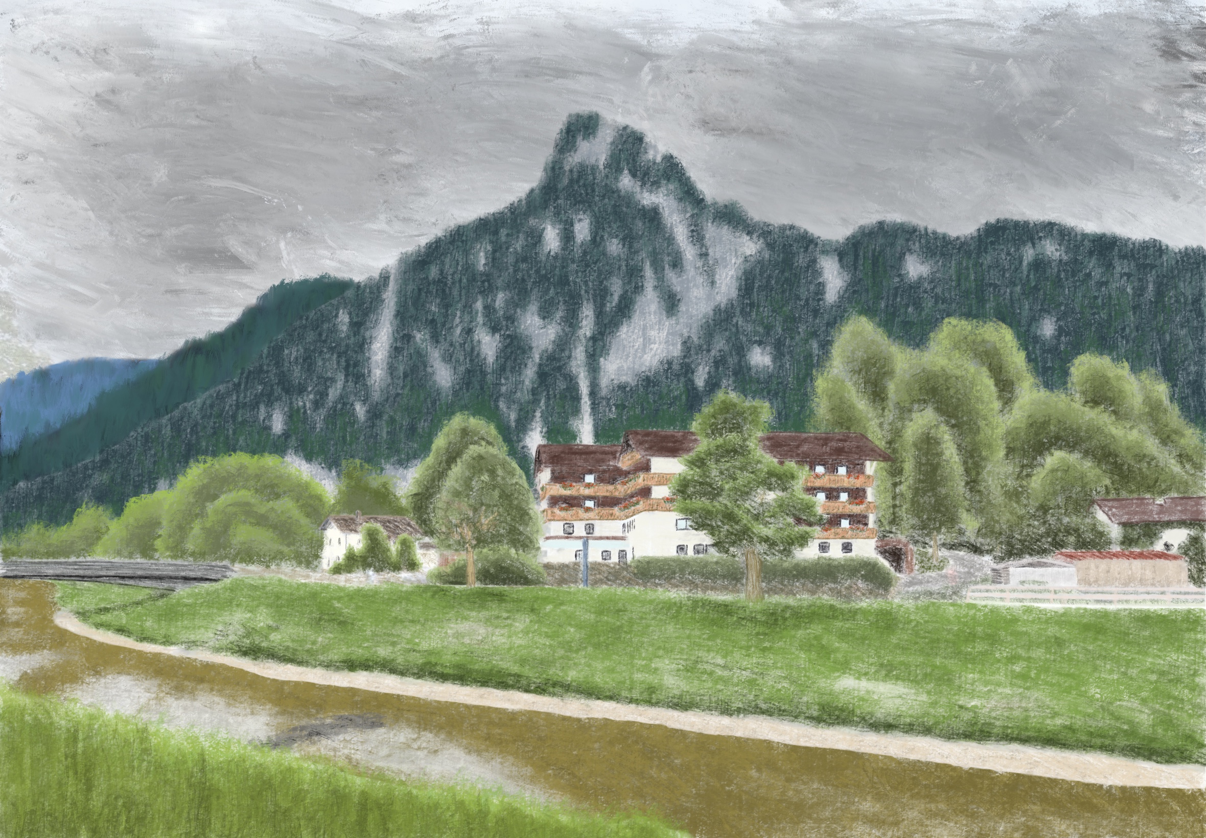 Hills around Oberammergau
